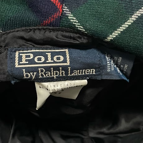POLO RALPHLAUREN　"CHECKED" BUCKETHAT