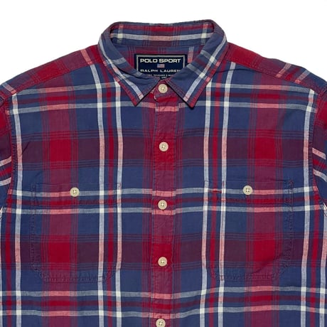 POLO SPORT RALPHLAUREN　"CHECKED" S/S SHIRT