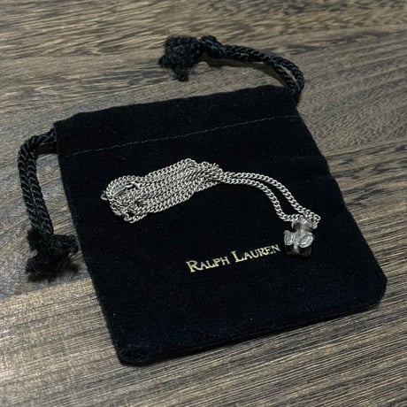 RALPHLAUREN　 "POLO BEAR"  SILVER NECKLACE