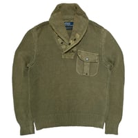 POLO RALPHLAUREN　"SHAWL COLLAR" SWEATER