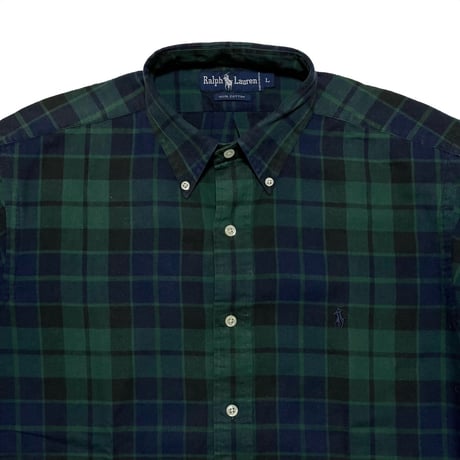 RALPHLAUREN　"BLACK WATCH" BUTTONDOWN SHIRT