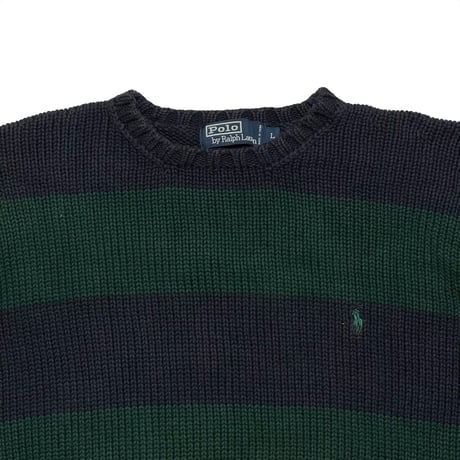 POLO RALPHLAUREN　"STRIPE" SWEATER