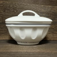 RALPHLAUREN　"CERAMIC" COVERD DISH BOWL