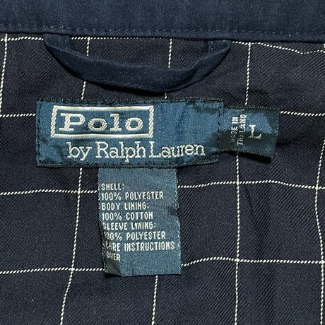 POLO RALPHLAUREN　"COTTON LINING" SWING TOP JACKET
