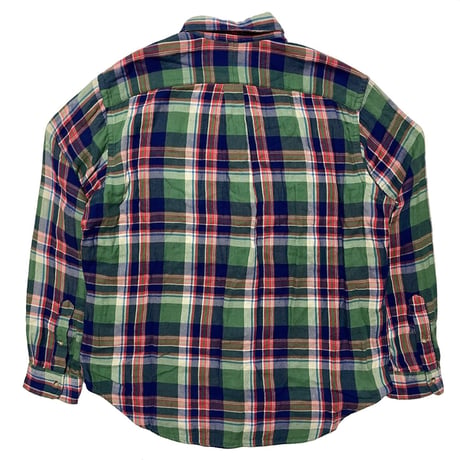 RALPHLAUREN　"PLAID" FLANNEL SHIRT