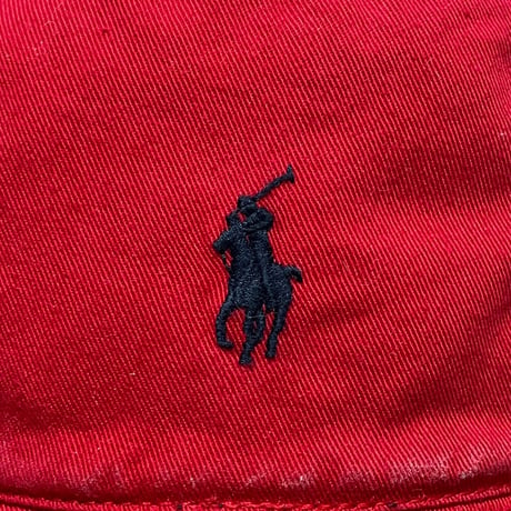 POLO RALPHLAUREN　"POLO BEAR DOT" REVERSIBLE BUCKET HAT