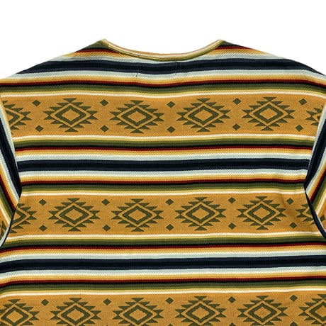 RRL RALPHLAUREN　 "INDIAN PATTERN" S/S POCKET TEE (YELLOW)