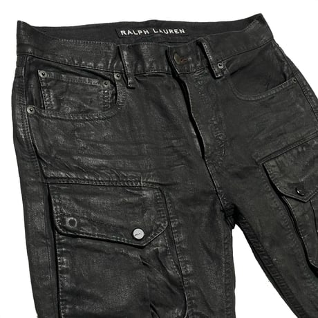 RALPHLAUREN　"BLACK LABEL" DENIM CARGO PANTS