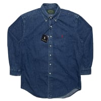 POLO COUNTR RALPHLAUREN　"RED PONY" BUTTONDOWN DENIM SHIRT