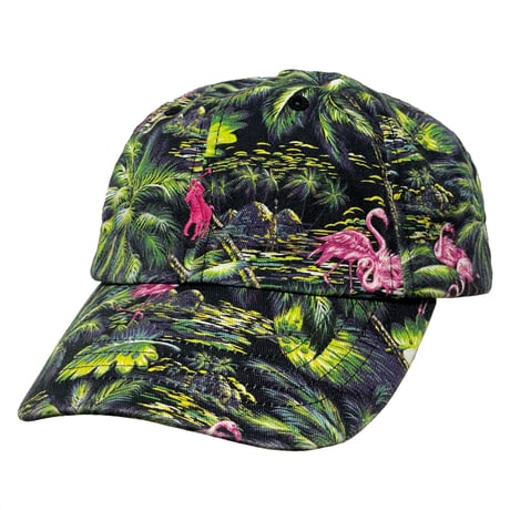 POLO RALPHLAUREN　 "PONY&FLAMINGO" CLLASIC BASEBALL CAP
