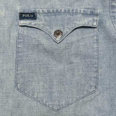 POLO RALPHLAUREN　POLO RALPHLAUREN　 "INDIAN" CHAMBRAY SHIRT