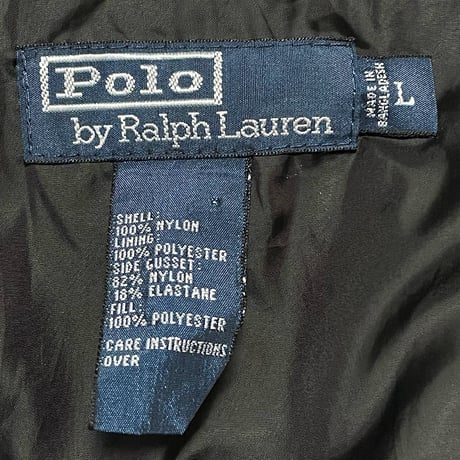 POLO RALPHLAUREN　"FLEECE COLLAR" NYLON JACKET