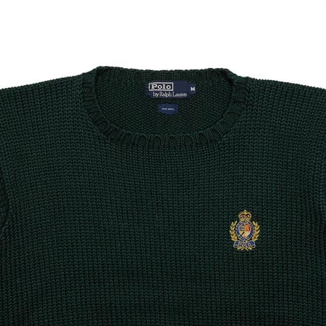POLO RALPHLAUREN　"CREST LOGO" SWEATER