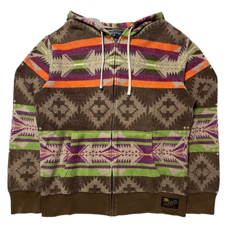 POLO RALPHLAUREN　"AZTEC NATIVE" ZIP HOODIE
