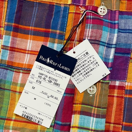 RALPHLAUREN　"DEAD STOCK" S/S SHIRT