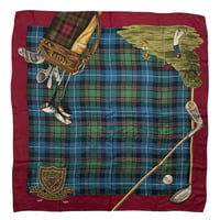 RALPHLAUREN　"GOLF" SILK BANDANNA