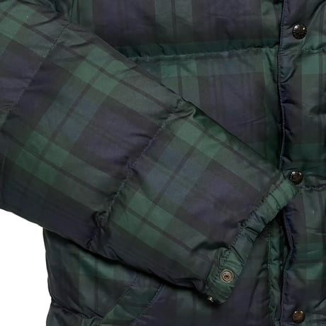 POLO RALPHLAUREN　"BLACK WATCK" DOWN JACKET
