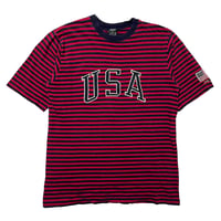 POLO RALPHLAUREN　"US FLAG" STRIPE S/S TEE