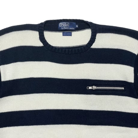 POLO RALPHLAUREN　"ZIP POCKET" SWEATER