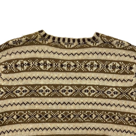 POLO RALPHLAUREN　"NATIVE PATTARN" SWEATER