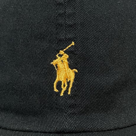 POLO RALPHLAUREN　"LEATHER STRAP" CLLASIC BASEBALL CAP