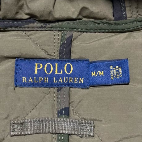 POLO RALPHLAUREN　"CAMOUFLAGE" QUILTING JACKET