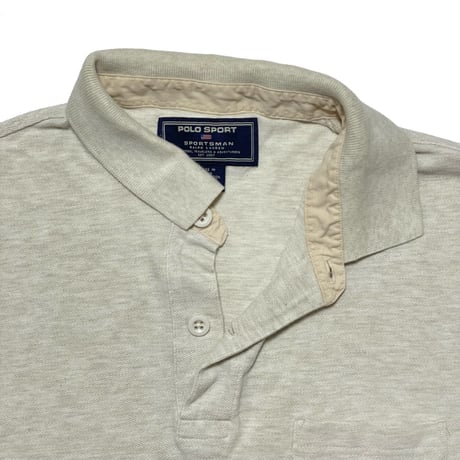 POLO RALPHLAUREN　"NATURAL" POLO SHIRT
