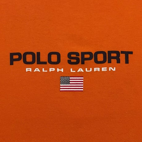POLO SPORT RALPHLAUREN　OG"LOGO" S/S TEE (ORANGE)