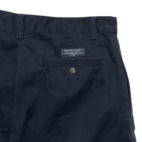 POLO RALPHLAUREN　"TYLER SHORT" CHINO SHORTS (33)