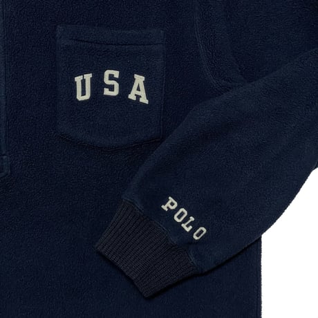 POLO SPORT RALPHLAUREN　"PULL-OVER" FLEECE JACKET
