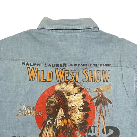 POLO RALPHLAUREN　POLO RALPHLAUREN　 "INDIAN" CHAMBRAY SHIRT