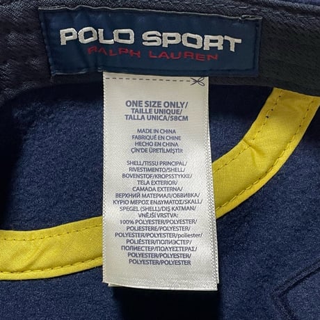 POLO SPORT RALPHLAUREN　"FLEECE" JET CAP