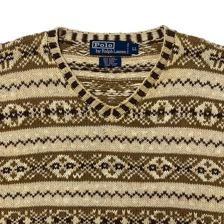 POLO RALPHLAUREN　"NATIVE PATTARN" SWEATER
