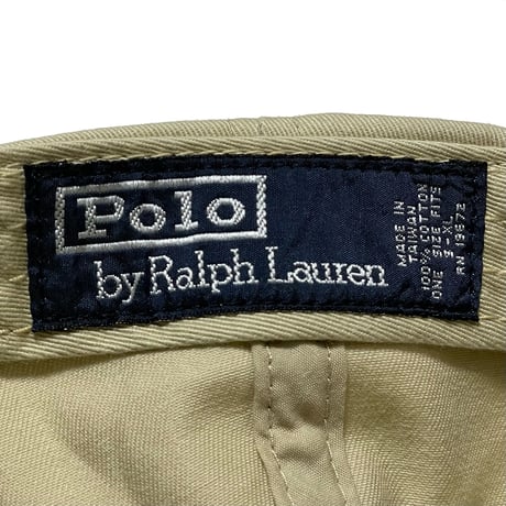 POLO RALPHLAUREN　"SCRIPT LOGO" 6PANEL BASEBALL CAT