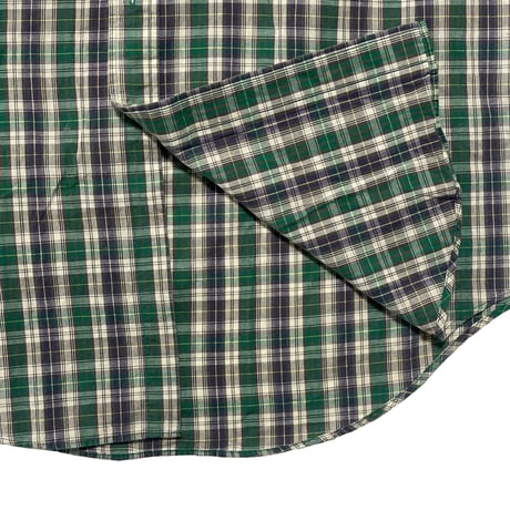 RRL RALPHLAUREN　"CHECKED" BUTTONDOWN S/S SHIRT