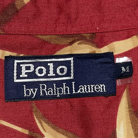 POLO RALPHLAUREN　"LEAF PATTERN" ALOHA SHIRT