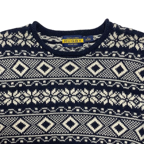 RUGBY RALPHLAUREN　"NORDIC PATTERN" SWEATER