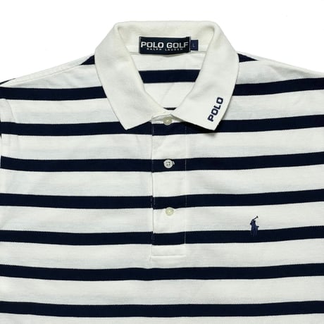 POLO GOLF RALPHLAUREN　"STRIPED" POLO SHIRT