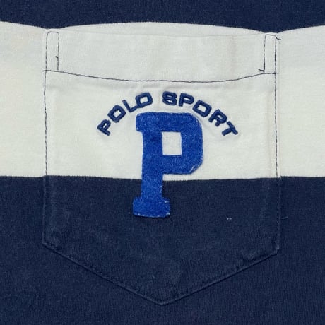POLO SPORT RALPHLAUREN　"STRIPE" POLO SHIRT