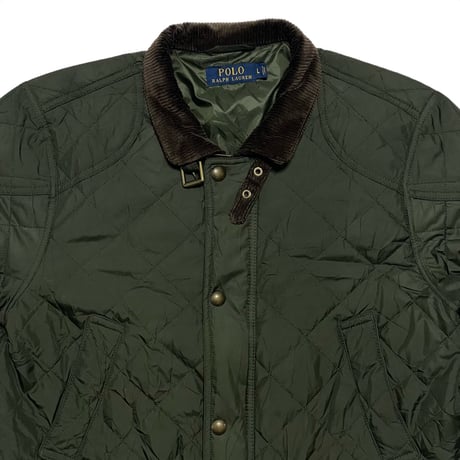 POLO RALPHLAUREN　"CORDUROY COLLAR" QUILTING JACKET