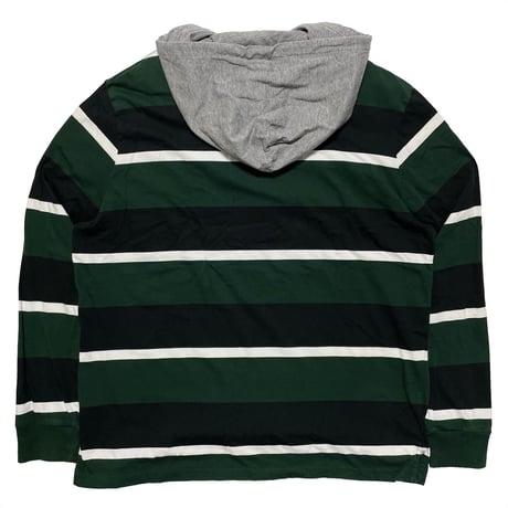 POLO RALPHLAUREN　"HOODIE CUSTOM" RUGBY SHIRT