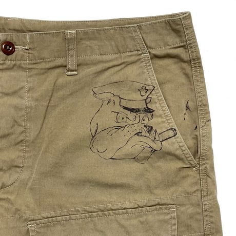 POLO RALPHLAUREN　"VINTAGE PRINTED" CARGO SHORTS