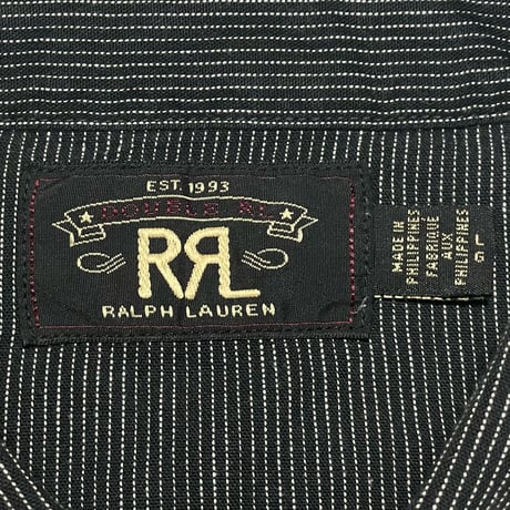 RRL RALPHLAUREN　"PIN STRIPE" WORK SHIRT