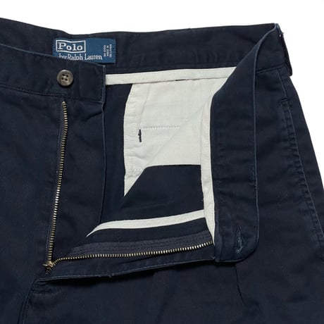POLO RALPHLAUREN　"TYLER SHORT" CHINO SHORTS (34)