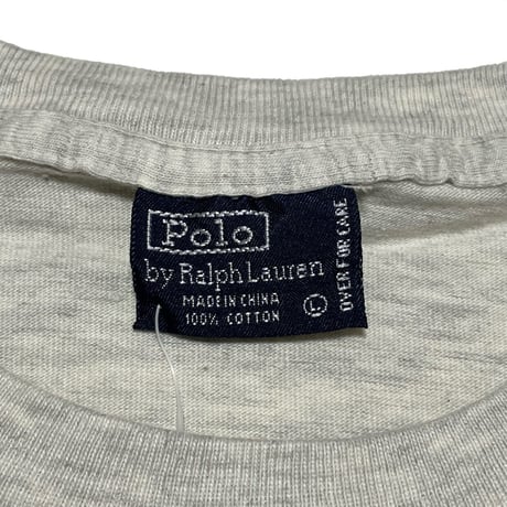 POLO RALPHLAUREN　"BASKETBALL BEAR" S/S TEE (DEADSTOCK)
