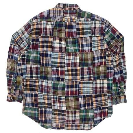 RALPHLAUREN　"MADE IN USA" PATCH WORK SHIRT