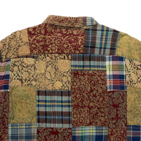 POLO RALPHLAUREN　"PATCH WORK" S/S SHIRT
