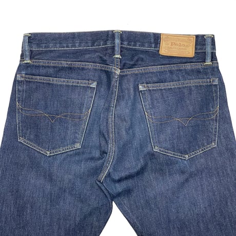 POLO RALPHLAUREN　"VARICK SLIM STRAIGHT" DENIM PANTS