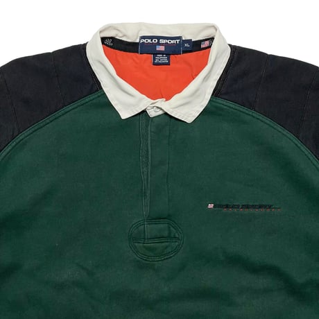 POLO SPORT RALPHLAUREN　"FLEECE LINING" RUGBY SHIRT