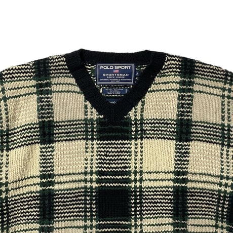 POLO SPORT RALPHLAUREN　"HAND KNIT" SWEATER